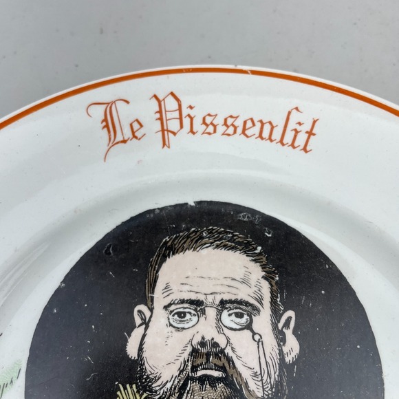 Vintage Alfred Le Petit Plate Le Pissenlit Emile Lola Exposition Universele 1889 - Picture 2 of 12